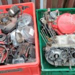 Honda CR250R ME03E Motor Ersatzteile Getriebe Kurbelwelle WaPu 2