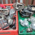 Honda CR250RE Elsinore engine spare parts Motor Ersatzteile 4
