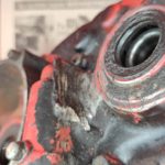 Honda CR250RE Elsinore engine spare parts Motor Ersatzteile 7