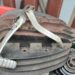 Honda CR250RE Elsinore engine spare parts Motor Ersatzteile 8