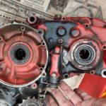 Honda CR250RE Elsinore engine spare parts Motor Ersatzteile 9