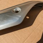 Ersatzteile Suzuki DL650A DL650XA V-Strom VSTROM L2 - L5 Auspuff-Blende exhaust-cover 14781 11J00 YUS DL650A DL650XA V Strom VSTROM L2 L5 Auspuff Blende exhaust cover 6