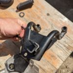 Ersatzteile Suzuki DL650A 2012- pillion foot-rest-carrier Fussrastentraeger 43810 27G10 YAP Suzuki DL650A 2012 pillion foot rest carrier Fussrastentraeger 12