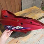 Ersatzteile Suzuki AP50 Sitz-Verkleidung Heckverkleidung rear seat cover 47311 09EF0 AP50 Sitz Verkleidung Heckverkleidung rear seat cover 27