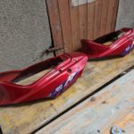 Ersatzteile Suzuki AP50 Sitz-Verkleidung Heckverkleidung rear seat cover 47311 09EF0 AP50 Sitz Verkleidung Heckverkleidung rear seat cover 4