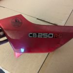 Honda CB250RS MC02 Seitendeckel Verkleidung side cover L 83740 471 000ZB 471A 3
