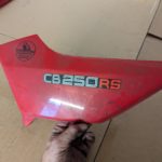 Honda CB250RS MC02 Seitendeckel Verkleidung side cover L 83740 471 000ZB 471A 4