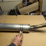 Honda CBR 600F Shark Auspuff F1 21 F1 22 e3 52684 Mittelrohr exhaust muffler pipe 17