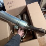 Honda CBR 600F Shark Auspuff F1 21 F1 22 e3 52684 Mittelrohr exhaust muffler pipe 5