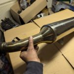 Honda VFR800Fi RC46 1 Auspuff exhaust muffler pipe HM MBG E1 18310 MBG 003 Sankei 2355 11