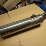 Honda VFR800Fi RC46 1 Auspuff exhaust muffler pipe HM MBG E1 18310 MBG 003 Sankei 2355 2