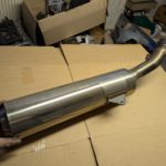 Honda VFR800Fi RC46 1 Auspuff exhaust muffler pipe HM MBG E1 18310 MBG 003 Sankei 2355 5