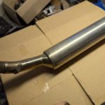 Honda VFR800Fi RC46 1 Auspuff exhaust muffler pipe HM MBG E1 18310 MBG 003 Sankei 2355 7