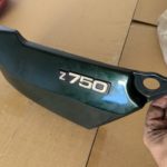 Kawasaki Z750 1978 Seitendeckel Verkleidung side cover L 9