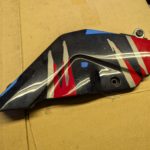 Suzuki GSXR1100W GU75C Rahmen Verkleidung Blende side cover 47511 17E01 R 47611 17E01 L 11