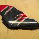 Suzuki GSXR1100W GU75C Rahmen Verkleidung Blende side cover 47511 17E01 R 47611 17E01 L 12