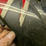 Suzuki GSXR1100W GU75C Rahmen Verkleidung Blende side cover 47511 17E01 R 47611 17E01 L 15