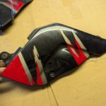 Suzuki GSXR1100W GU75C Rahmen Verkleidung Blende side cover 47511 17E01 R 47611 17E01 L 3