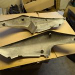 Suzuki GSXR600 GSXR750 SRAD Heck Verkleidung Seitenteil side cover fairing 47111 33E0 47211 33E0 4