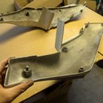 Suzuki GSXR600 GSXR750 SRAD Heck Verkleidung Seitenteil side cover fairing 47111 33E0 47211 33E0 8