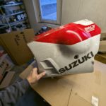 Ersatzteile Suzuki GSXR750 GSXR1100 GV73C 1987- Motor-Verkleidung Bug-Spoiler lower cowling belly-pan Ersatzteile Suzuki GSXR750 GSXR1100 GV73C 1987- Motor-Verkleidung Bug-Spoiler lower cowling belly-pan Suzuki GSXR750 GSXR1100 GV73C 1987 Motor Verkleidung Bug Spoiler lower cowling belly pan 94471 17c0 14