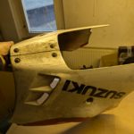 Ersatzteile Suzuki GSXR750 GSXR1100 GV73C 1987- Motor-Verkleidung Bug-Spoiler lower cowling belly-pan Ersatzteile Suzuki GSXR750 GSXR1100 GV73C 1987- Motor-Verkleidung Bug-Spoiler lower cowling belly-pan Suzuki GSXR750 GSXR1100 GV73C 1987 Motor Verkleidung Bug Spoiler lower cowling belly pan 94471 17c0 4