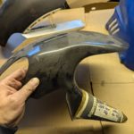 Ersatzteile Suzuki GSXR750 K0-K2 GSXR1000 K1 K2 Carbon Radlauf Spritzschutz Schutzblech Kotflügel rear fender Suzuki GSXR750 K0 K2 GSXR1000 K1 K2 Carbon Radlauf Spritzschutz Schutzblech Kotfluegel rear fender 10