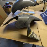 Ersatzteile Suzuki GSXR750 K0-K2 GSXR1000 K1 K2 Carbon Radlauf Spritzschutz Schutzblech Kotflügel rear fender Suzuki GSXR750 K0 K2 GSXR1000 K1 K2 Carbon Radlauf Spritzschutz Schutzblech Kotfluegel rear fender 8