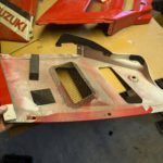 Ersatzteile Suzuki GSXR750 L-M GR7AB 90-91 Seiten-Verkleidung side-cover VR Suzuki GSXR750 L M GR7AB 90 91 Seiten Verkleidung side cover VR 94431 17d0 8