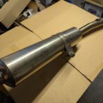 Yamaha FZS1000 Fazer RN06 e13 Auspuff exhaust muffler pipe 5LV 14710 00 7