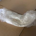 Yamaha TDR125 Auspuff Blende Kruemmer Schutz exhaust cover 4FU 14718 00 00 achs ZZ125 ZX125 2