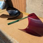 GSXR1100 GV73C Windschutz Scheibe Windschild windshield wind screen 33 0105 9900 1