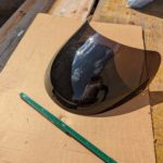 GSXR1100 GV73C Windschutz Scheibe Windschild windshield wind screen 33 0105 9900 18