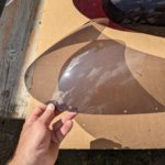 GSXR1100 GV73C Windschutz Scheibe Windschild windshield wind screen 33 0105 9900 7