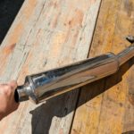 GSXR1100W GU75C 2x Auspuff Schalldaempfer Endtopf exhaust muffler pipe 1