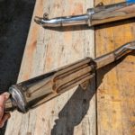 GSXR1100W GU75C 2x Auspuff Schalldaempfer Endtopf exhaust muffler pipe 10