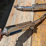 GSXR1100W GU75C 2x Auspuff Schalldaempfer Endtopf exhaust muffler pipe 11