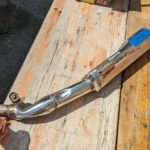 GSXR1100W GU75C 2x Auspuff Schalldaempfer Endtopf exhaust muffler pipe 20