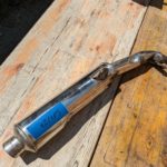 GSXR1100W GU75C 2x Auspuff Schalldaempfer Endtopf exhaust muffler pipe 21