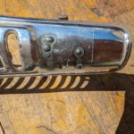 Honda DAX 50 ST50 Auspuff Anlage Schalldaempfer Blende exhaust muffler pipe cover 16