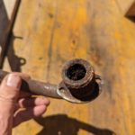 Honda DAX 50 ST50 Auspuff Anlage Schalldaempfer Blende exhaust muffler pipe cover 35