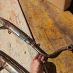 Honda DAX 50 ST50 Auspuff Anlage Schalldaempfer Blende exhaust muffler pipe cover 39