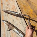 Honda DAX 50 ST50 Auspuff Anlage Schalldaempfer Blende exhaust muffler pipe cover 42